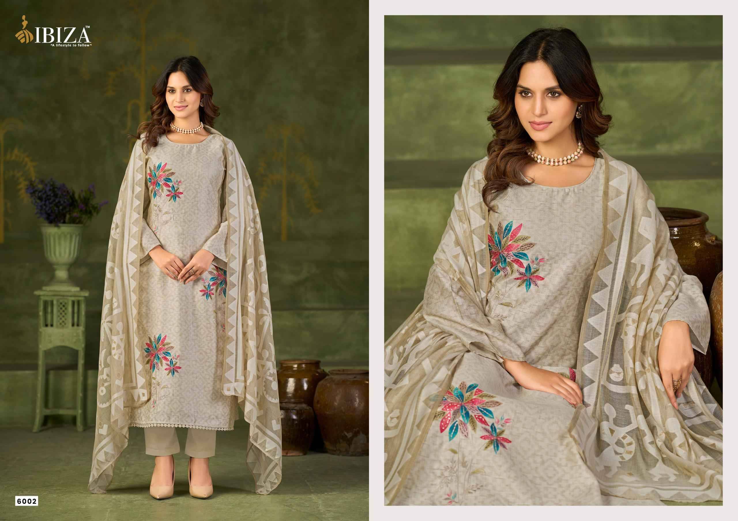 ONERA By Ibiza 6001 to 6004 Series Designer Festive Suits Beautiful Fancy Stylish Colorful Party Wear & Occasional Wear Digital print Dresses At Wholesale Price
